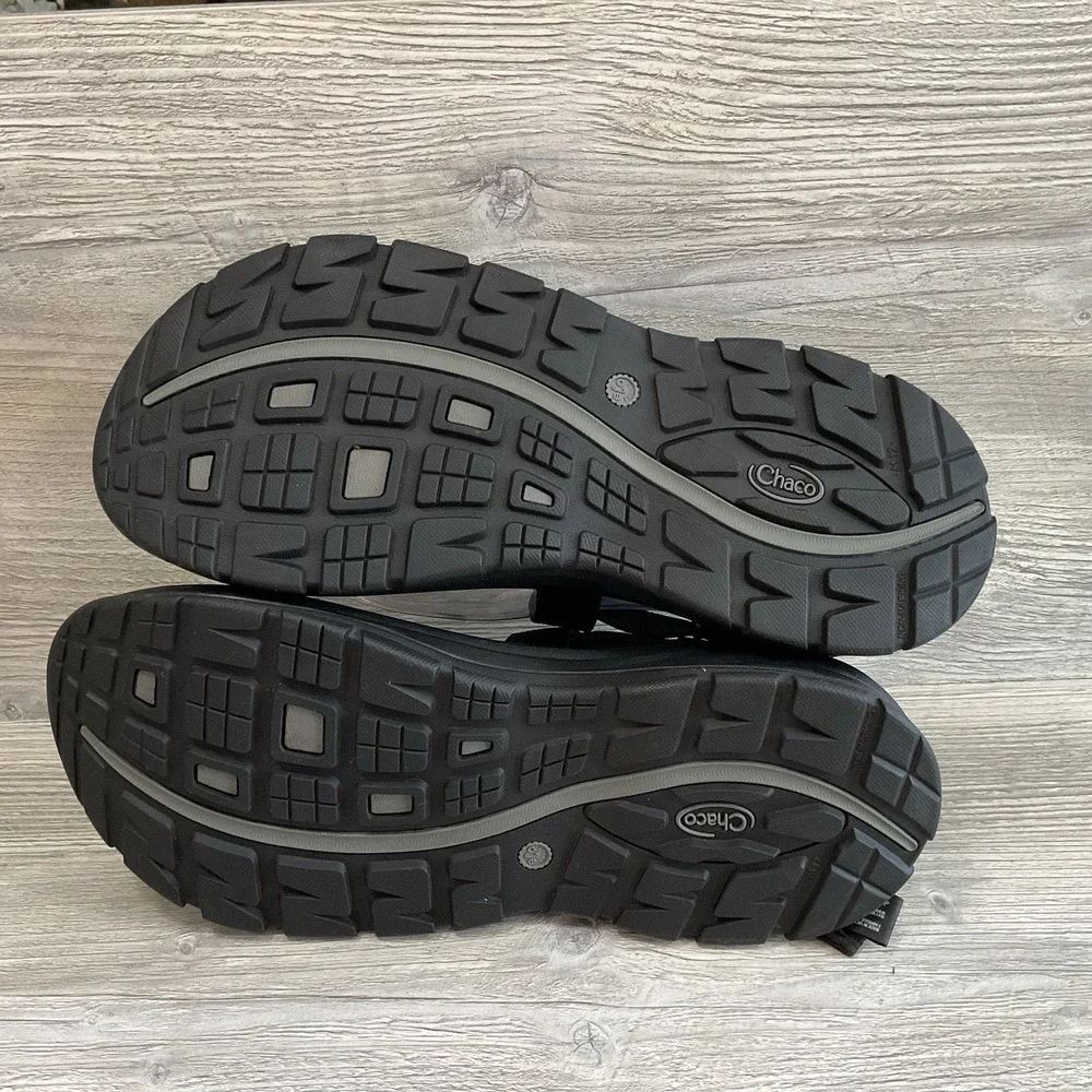 CHACO Z Volv Open Toe Ecotread Sport Comfort Sandals J105085 Black Men's Size 12